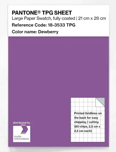 PANTONE® TPG SHEET 18-3533 TPG Dewberry