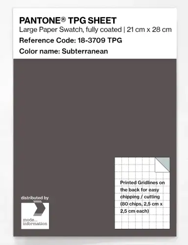 PANTONE® TPG SHEET 18-3709 TPG Subterranean
