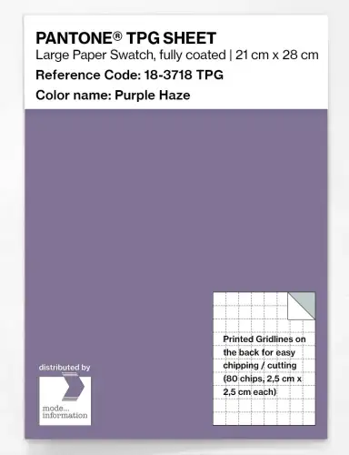 PANTONE® TPG SHEET 18-3718 TPG Purple Haze