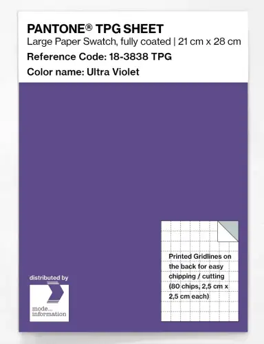 PANTONE® TPG SHEET 18-3838 TPG Ultra Violet