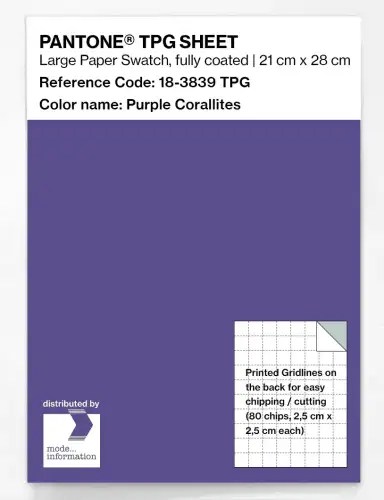 PANTONE® TPG SHEET 18-3839 TPG Purple Corallites