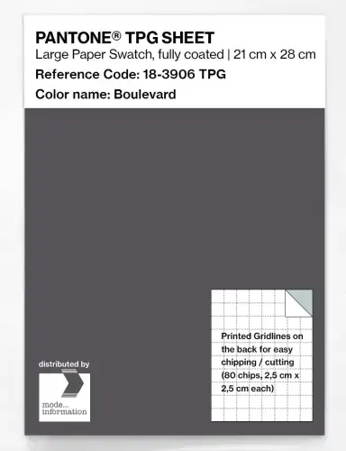 PANTONE® TPG SHEET 18-3906 TPG Boulevard