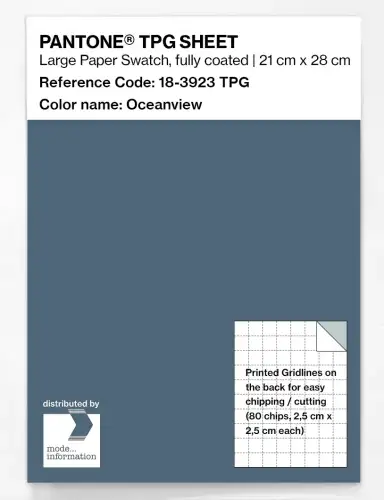 PANTONE® TPG SHEET 18-3923 TPG Oceanview