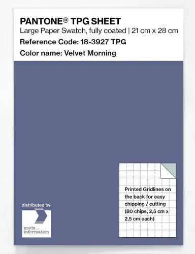 PANTONE® TPG SHEET 18-3927 TPG Velvet Morning