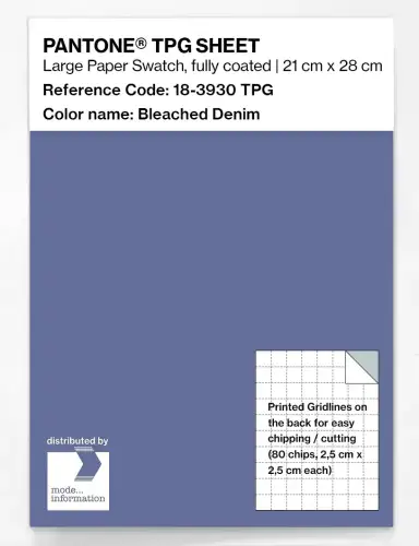 PANTONE® TPG SHEET 18-3930 TPG Bleached Denim