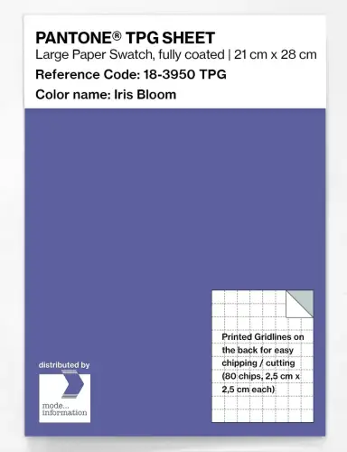 PANTONE® TPG SHEET 18-3950 TPG Iris Bloom