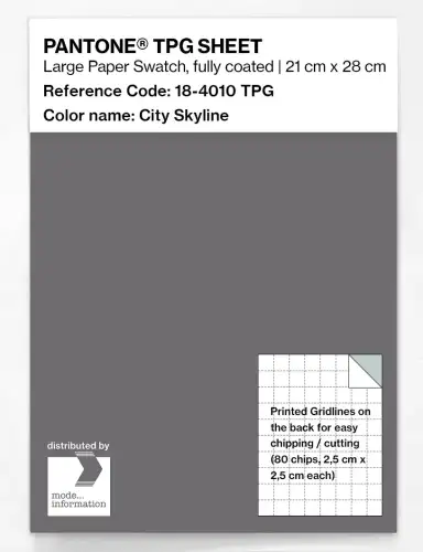PANTONE® TPG SHEET 18-4010 TPG City Skyline