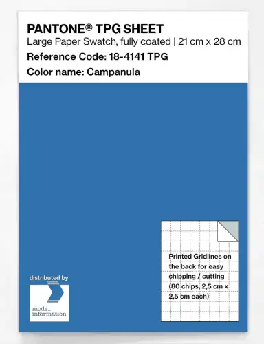 PANTONE® TPG SHEET 18-4141 TPG Campanula