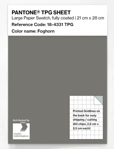 PANTONE® TPG SHEET 18-4331 TPG Foghorn