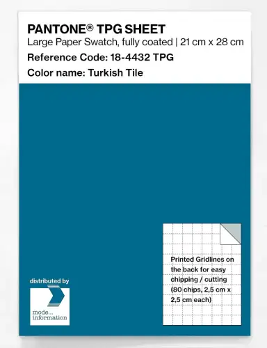 PANTONE® TPG SHEET 18-4432 TPG Turkish Tile