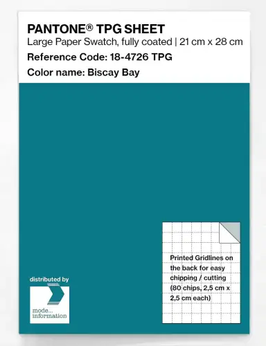 PANTONE® TPG SHEET 18-4726 TPG Biscay Bay