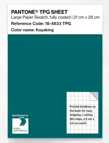 PANTONE® TPG SHEET 18-4833 TPG Kayaking