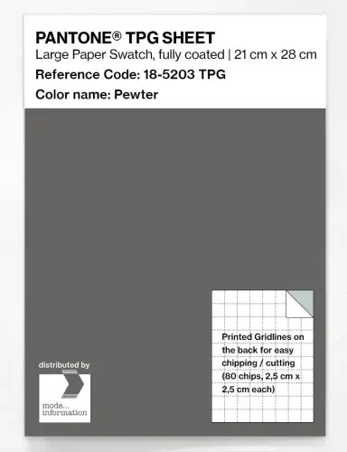 PANTONE® TPG SHEET 18-5203 TPG Pewter