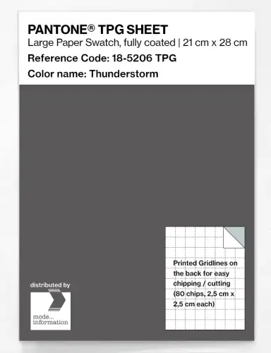 PANTONE® TPG SHEET 18-5206 TPG Thunderstorm