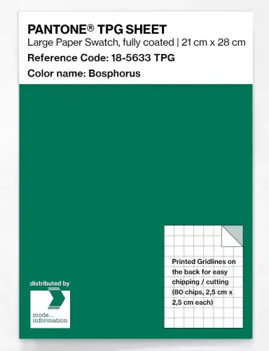 PANTONE® TPG SHEET 18-5633 TPG Bosphorus
