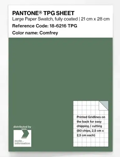 PANTONE® TPG SHEET 18-6216 TPG Comfrey