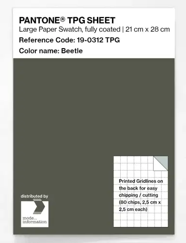 PANTONE® TPG SHEET 19-0312 TPG Beetle