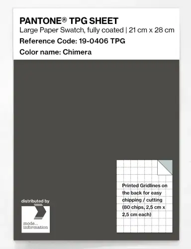 PANTONE® TPG SHEET 19-0406 TPG Chimera
