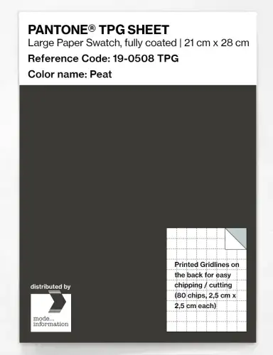 PANTONE® TPG SHEET 19-0508 TPG Peat
