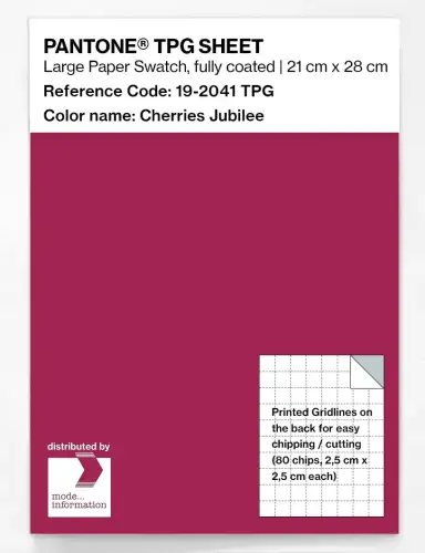 PANTONE® TPG SHEET 19-2041 TPG Cherries Jubilee