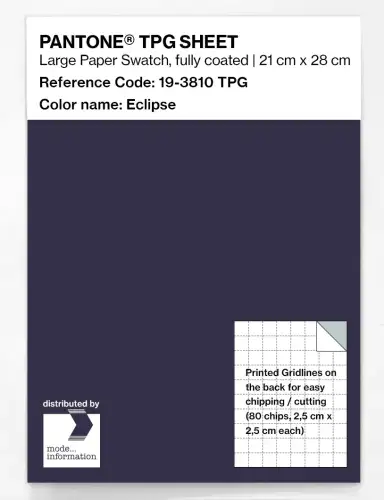 PANTONE® TPG SHEET 19-3810 TPG Eclipse