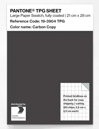 Artikelbild des Artikels “PANTONE® TPG SHEET 19-3904 TPG Carbon Copy “