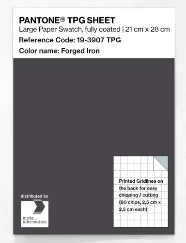 PANTONE® TPG SHEET 19-3907 TPG Forged Iron