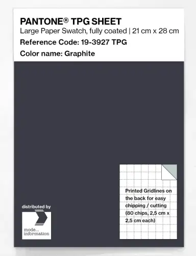 PANTONE® TPG SHEET 19-3927 TPG Graphite