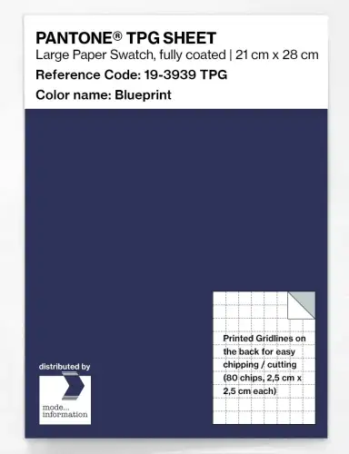 PANTONE® TPG SHEET 19-3939 TPG Blueprint