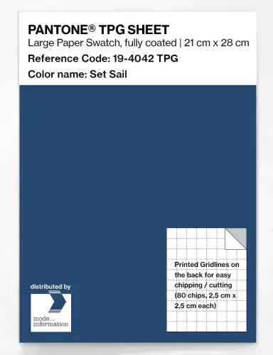 PANTONE® TPG SHEET 19-4042 TPG Set Sail
