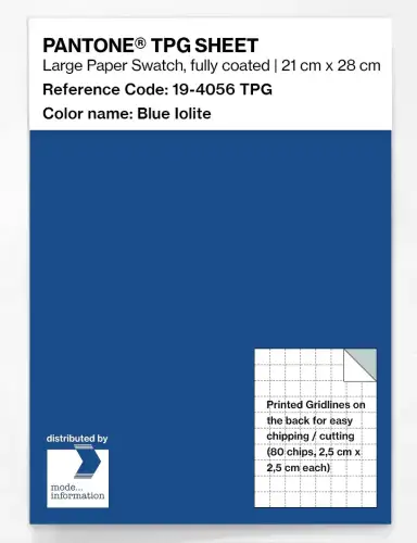 PANTONE® TPG SHEET 19-4056 TPG Blue Iolite