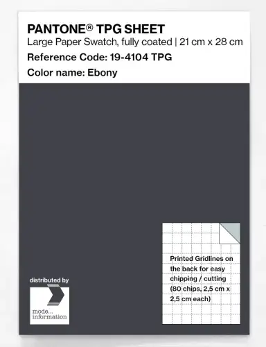 PANTONE® TPG SHEET 19-4104 TPG Ebony