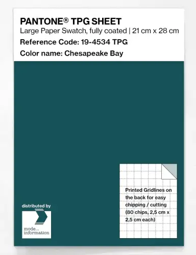 PANTONE® TPG SHEET 19-4534 TPG Chesapeake Bay