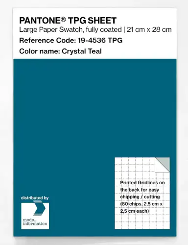 PANTONE® TPG SHEET 19-4536 TPG Crystal Teal