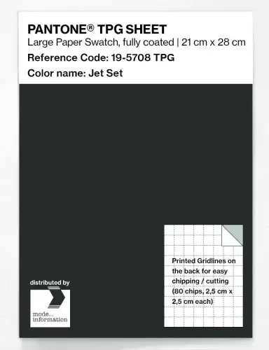 PANTONE® TPG SHEET 19-5708 TPG Jet Set