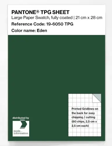 PANTONE® TPG SHEET 19-6050 TPG Eden
