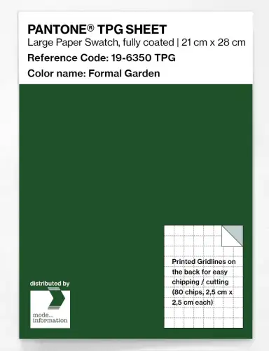 PANTONE® TPG SHEET 19-6350 TPG Formal Garden