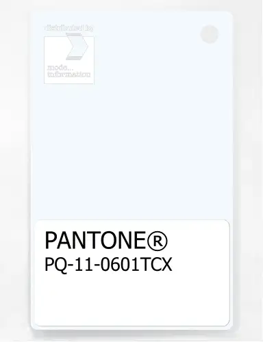 PANTONE® PLASTIC STANDARD CHIP PQ 11-0601 TCX Bright White