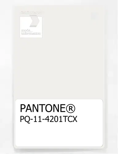 PANTONE® PLASTIC STANDARD CHIP PQ 11-4201 TCX Cloud Dancer