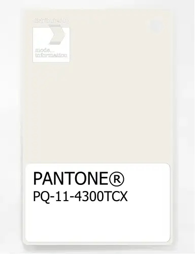 PANTONE® PLASTIC STANDARD CHIP PQ 11-4300 TCX Marshmallow