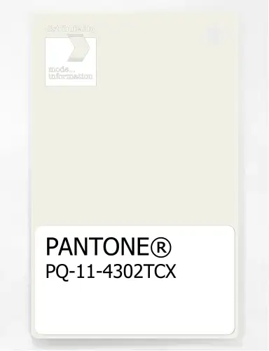 PANTONE® PLASTIC STANDARD CHIP PQ 11-4302 TCX Cannoli Cream