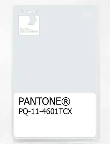 PANTONE® PLASTIC STANDARD CHIP PQ 11-4601 TCX Bit of Blue