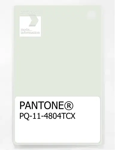 PANTONE® PLASTIC STANDARD CHIP PQ 11-4804 TCX Lightest Sky