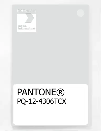 PANTONE® PLASTIC STANDARD CHIP PQ 12-4306 TCX Barely Blue