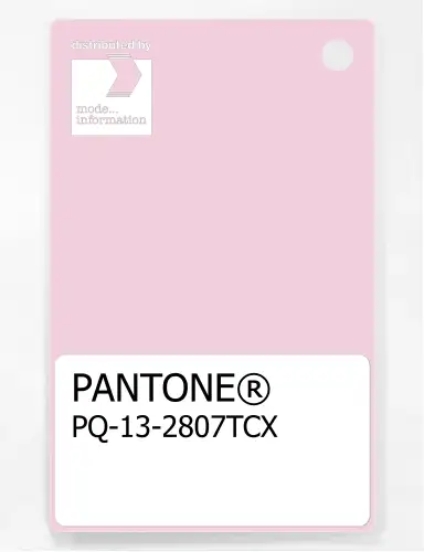 PANTONE® PLASTIC STANDARD CHIP PQ 13-2807 TCX Ballerina
