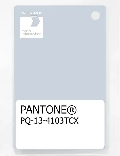 PANTONE® PLASTIC STANDARD CHIP PQ 13-4103 TCX Illusion Blue