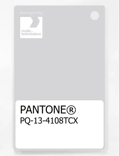 PANTONE® PLASTIC STANDARD CHIP PQ 13-4108 TCX Nimbus Cloud