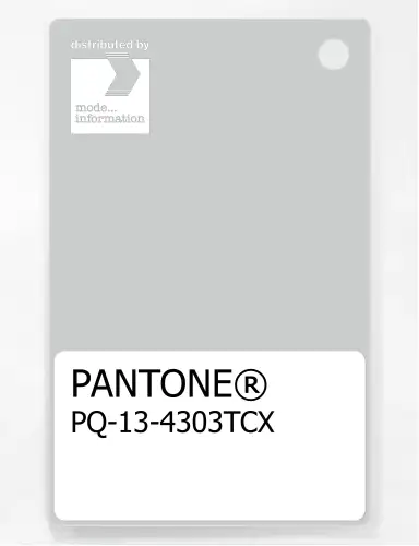 PANTONE® PLASTIC STANDARD CHIP PQ 13-4303 TCX Dawn Blue