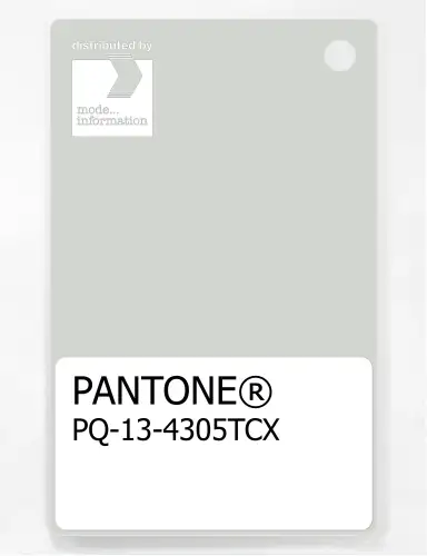 PANTONE® PLASTIC STANDARD CHIP PQ 13-4305 TCX Foggy Dew