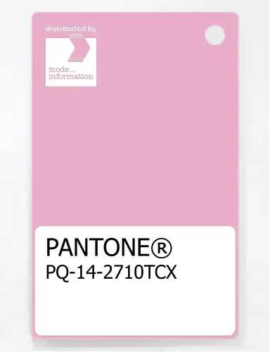 PANTONE® PLASTIC STANDARD CHIP PQ 14-2710 TCX Lilac Sachet
